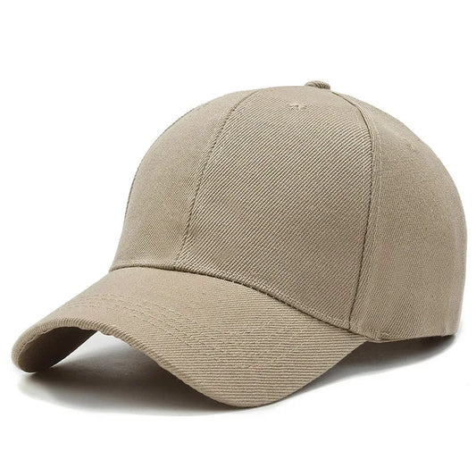 Beige Classic Style Baseball Cap