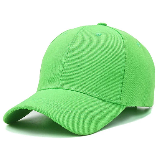 Bright Green Classic Style Baseball Cap