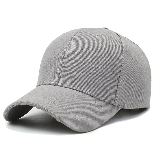 Light Grey Classic Style Baseball Cap
