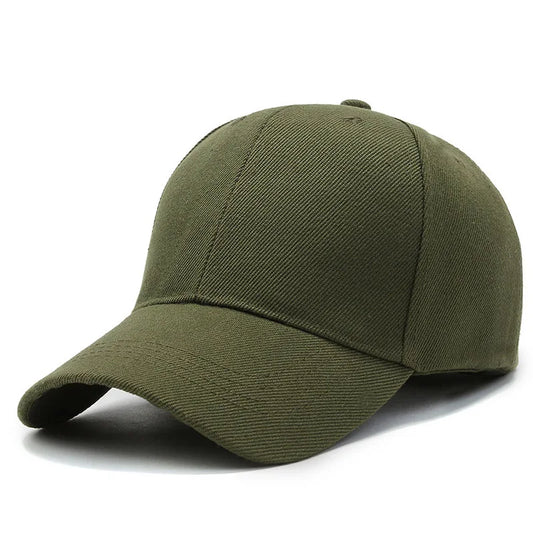Olive Green Classic Style Baseball Cap