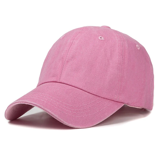 Pink Washed Effect Baseball Cap