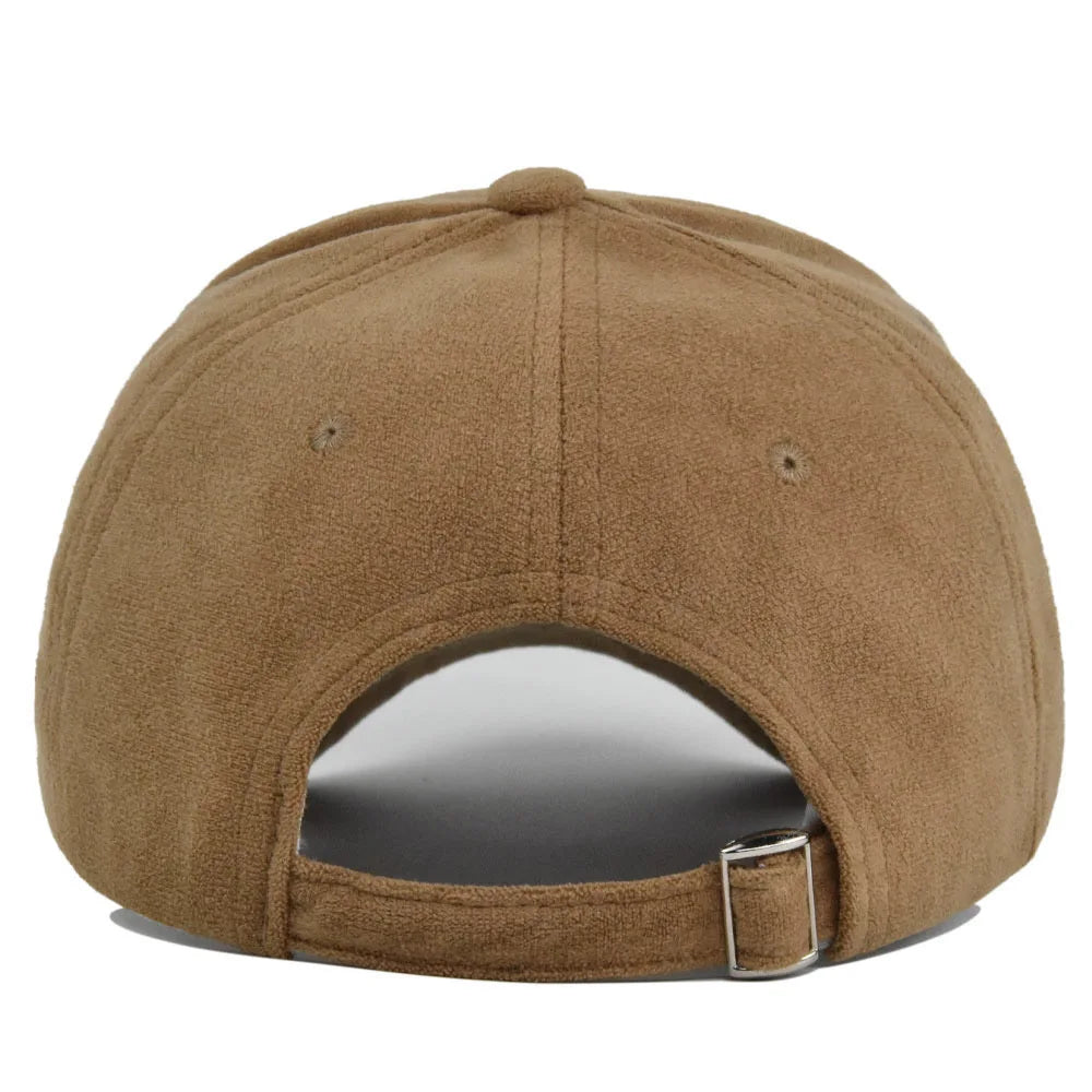 Autumn Green Suede-Effect Baseball Cap