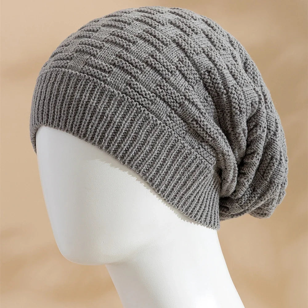 Light Grey Slouchy Beanie