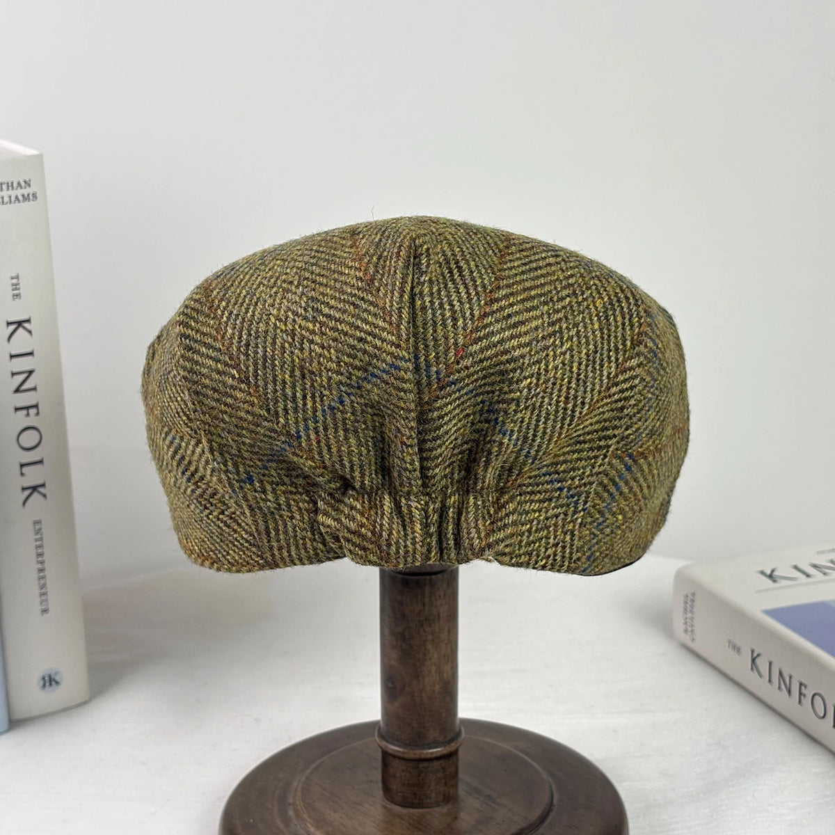 Classic Plaid Woven Flat Cap