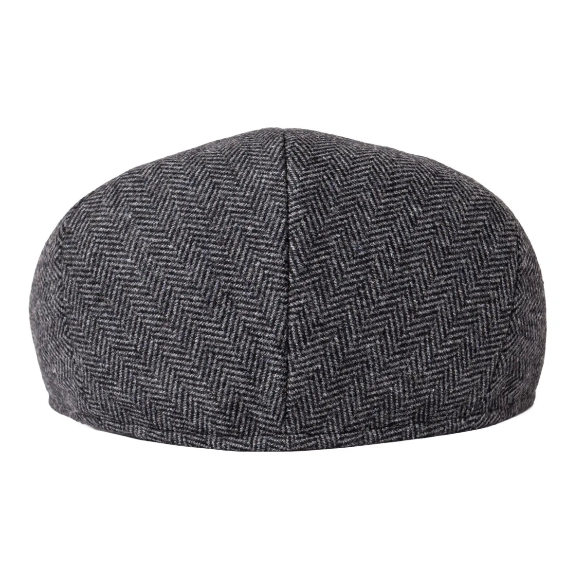 Herringbone Wool Blend Flat Cap