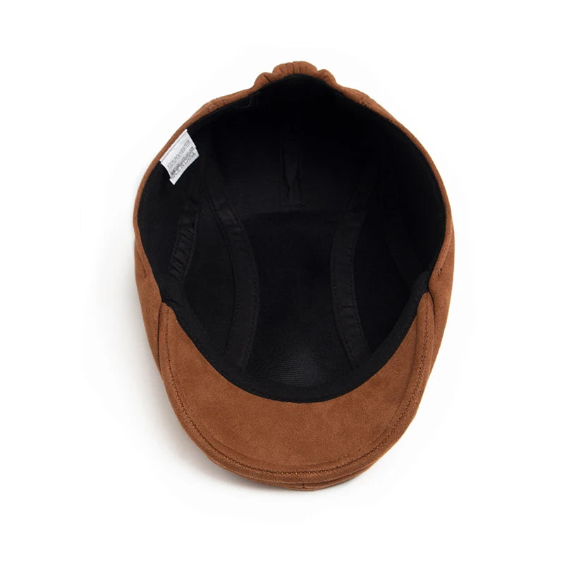 Berry Red Suede Style Beret