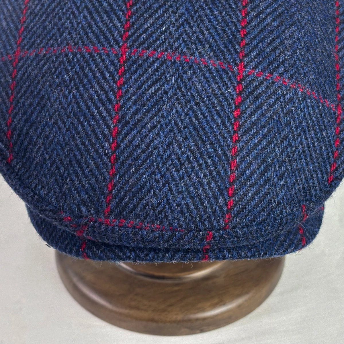 Classic Plaid Woven Flat Cap