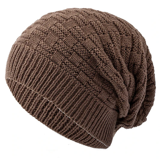 Brown Slouchy Beanie