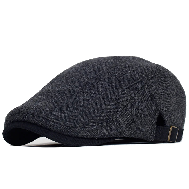 Herringbone Flat Cap