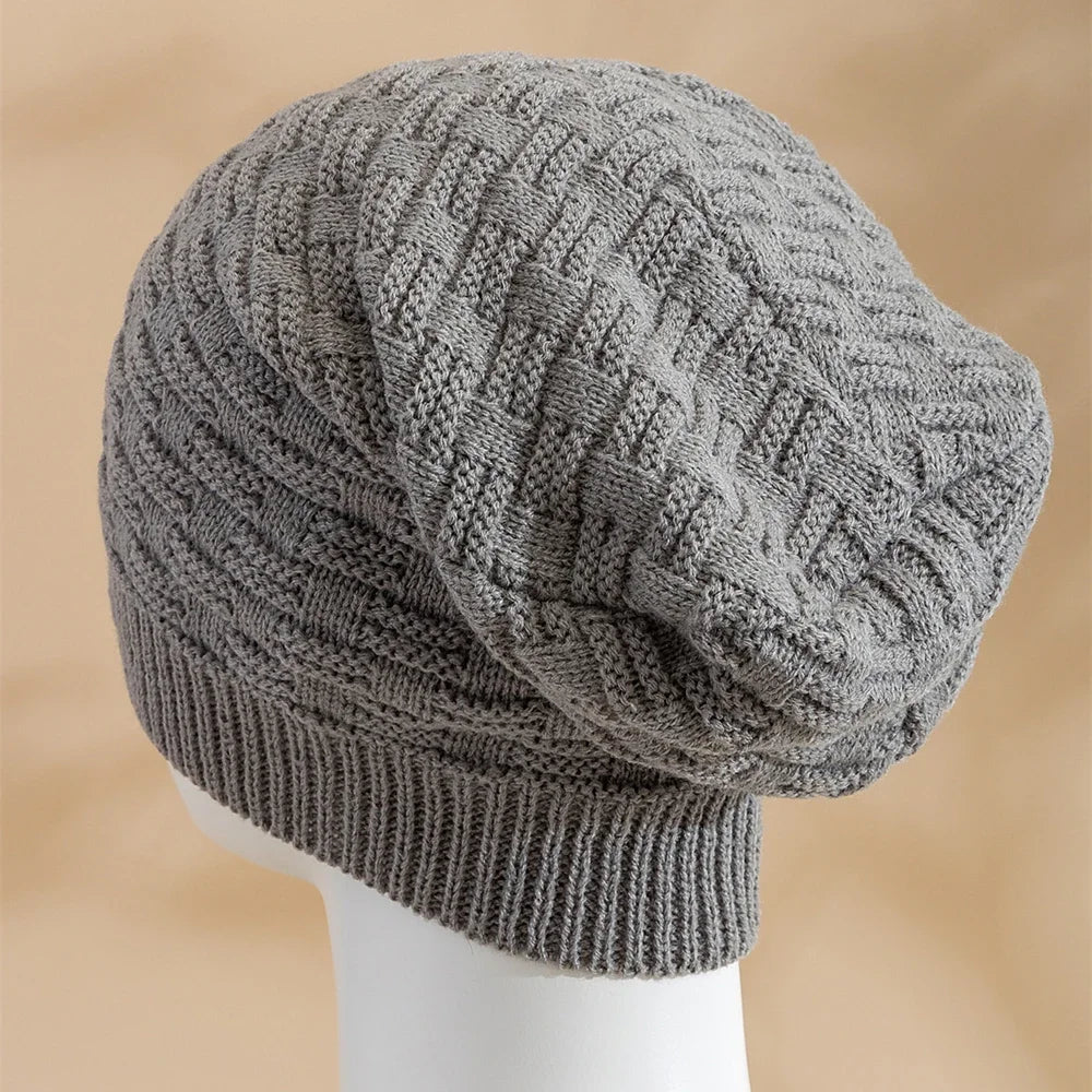 Light Grey Slouchy Beanie