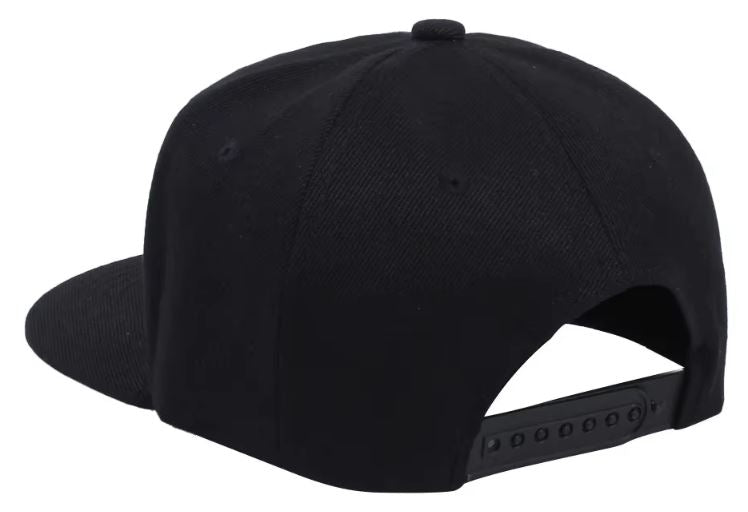 Black Snapback Cap